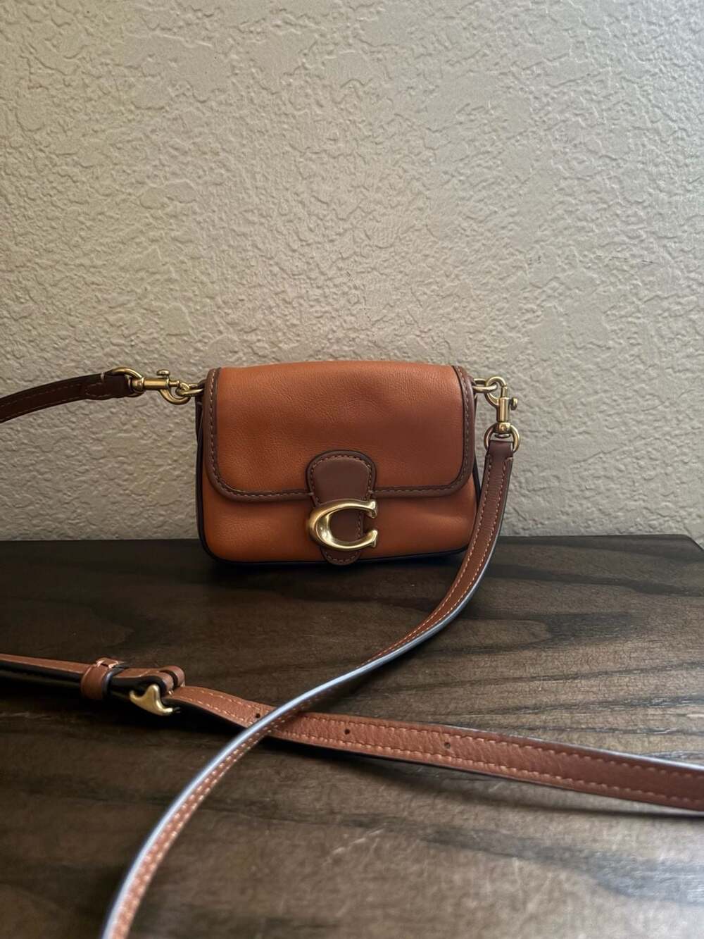 Coach Micro Soft Tabby Crossbody Bag in Colorblock Leather